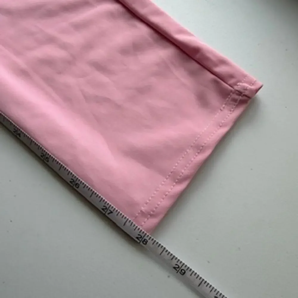 PRETTYLITTLETHING Baby Pink Sleeveless Activewear Ruched Butt Jumpsuit Size 10